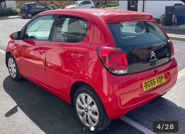 Citroen C1 1.2 Puretech Feel Euro 6 BG66VDP Red #4