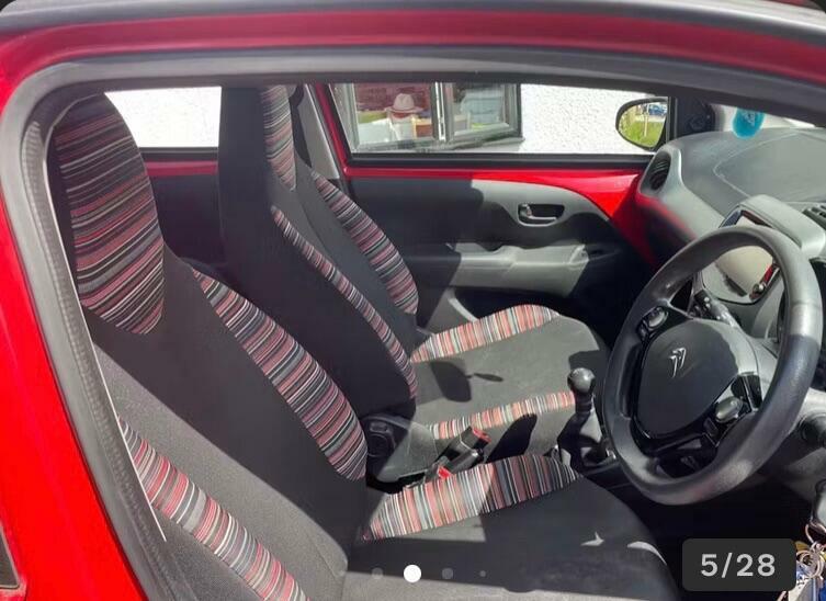 Citroen C1 1.2 Puretech Feel Euro 6 BG66VDP Red #5