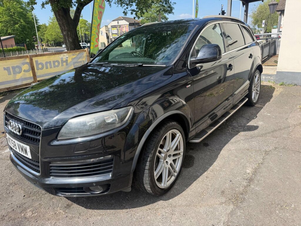 Audi Q7 3.0 Tdi S Line Tiptronic Quattro Black #4