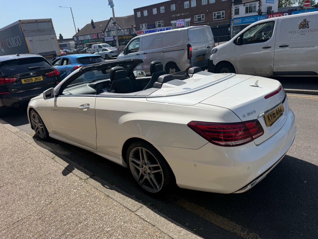 Mercedes-Benz E Class 3.0 E350d V6 Bluetec Amg Line Premium Cabriolet KY16AXZ White #3