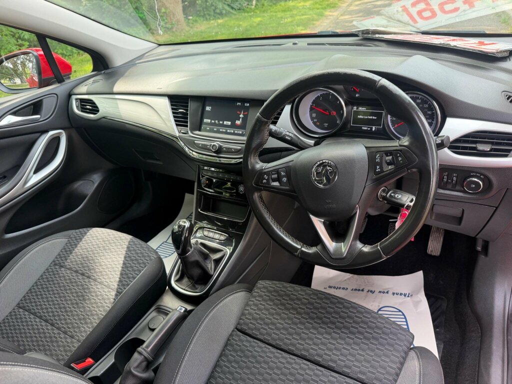 Vauxhall Astra 1.5 Turbo D Sri Nav Euro 6 Ss VU69XTG Red #6