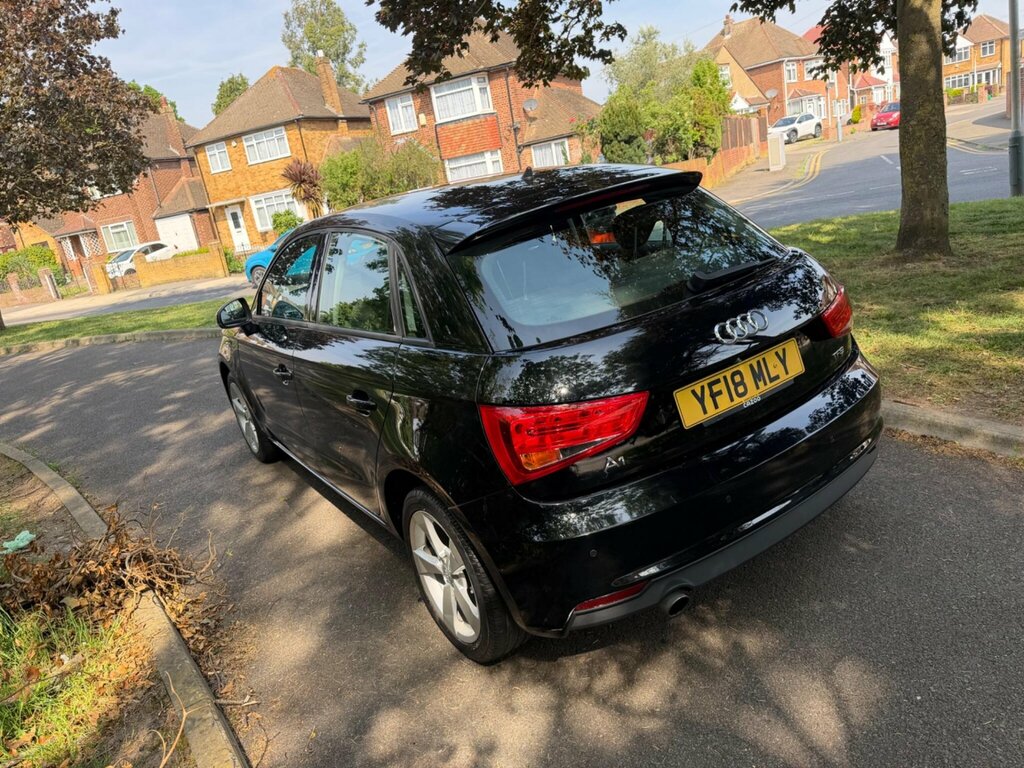 Audi A1 1.0 Tfsi Sport Sportback Euro 6 Ss Nav YF18MLY Black #4