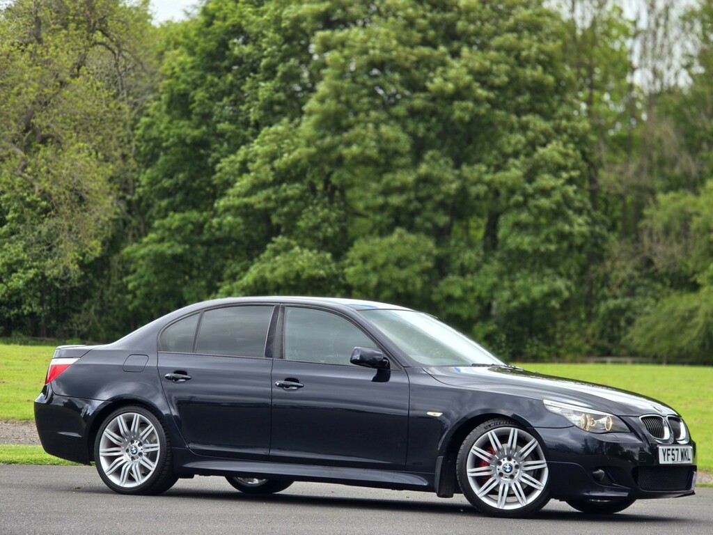 BMW 5 Series 3.0 530D M Sport Saloon Black #6