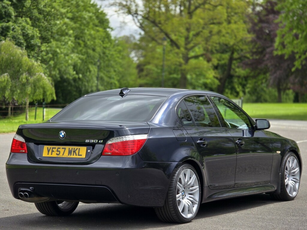 BMW 5 Series 3.0 530D M Sport Saloon Black #4