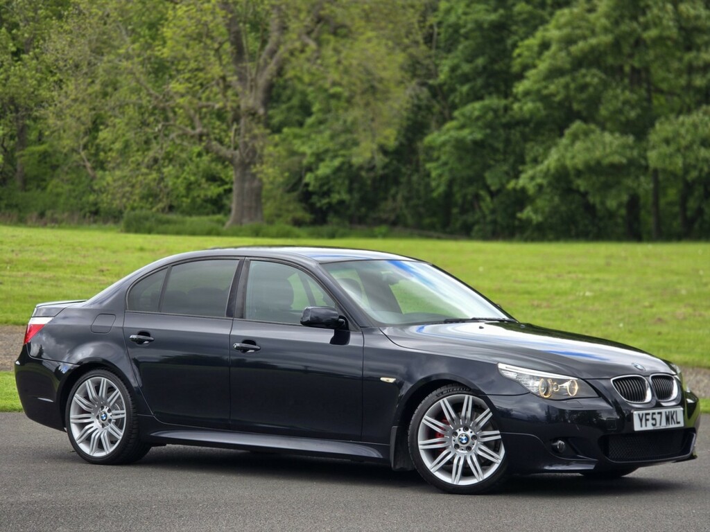 BMW 5 Series 3.0 530D M Sport Saloon Black #5