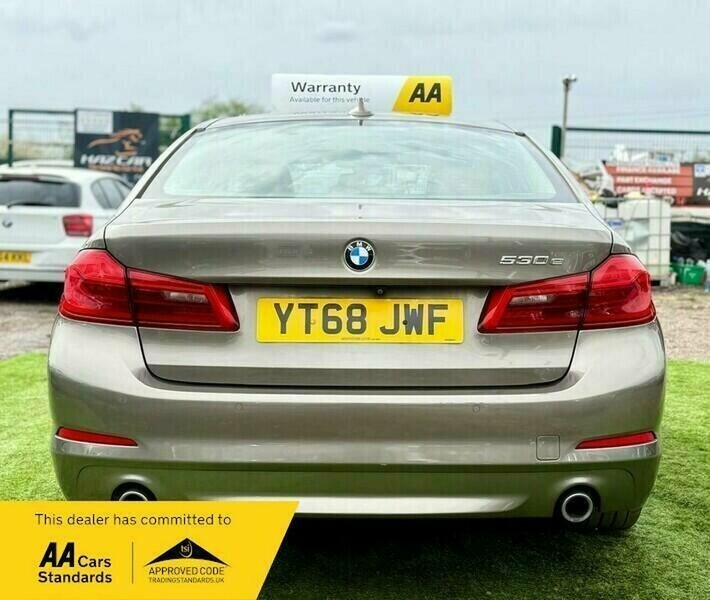 BMW 5 Series For Sale In Upminster YT68JWF Brown #6
