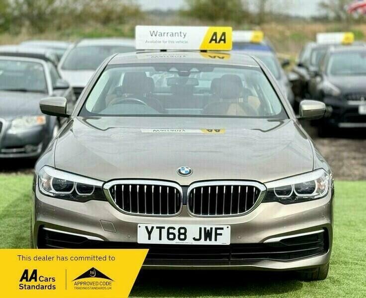 BMW 5 Series For Sale In Upminster YT68JWF Brown #3
