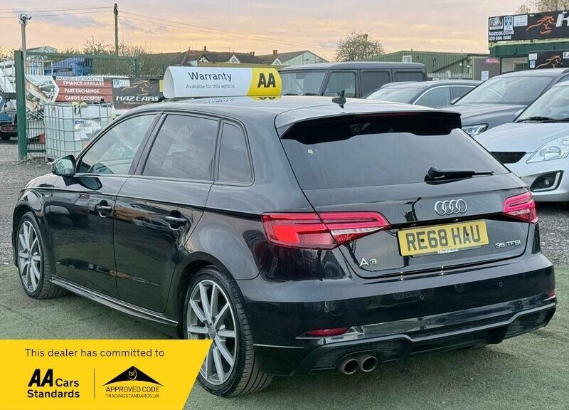 Audi A3 For Sale In Upminster RE68HAU Black #3