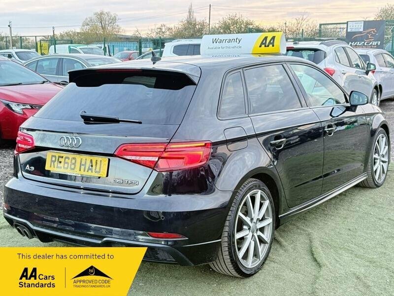 Audi A3 For Sale In Upminster RE68HAU Black #5