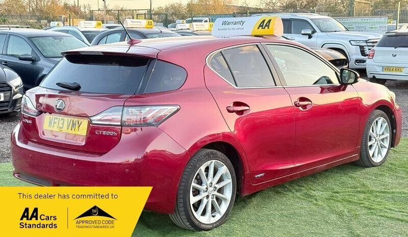 Lexus CT For Sale In Upminster WF13VMY Red #5