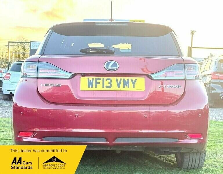 Lexus CT For Sale In Upminster WF13VMY Red #6