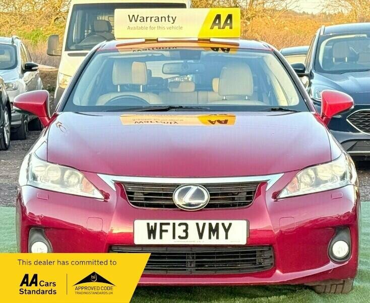 Lexus CT For Sale In Upminster WF13VMY Red #3