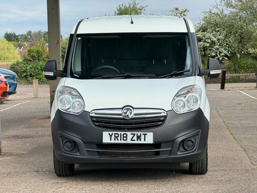 Vauxhall Combo L1h1 2000 Cdti YR18ZWT White #2