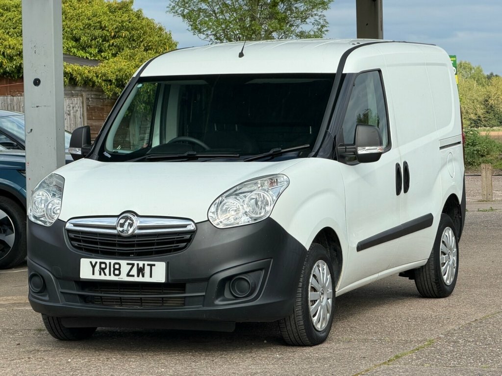 Vauxhall Combo L1h1 2000 Cdti YR18ZWT White #3