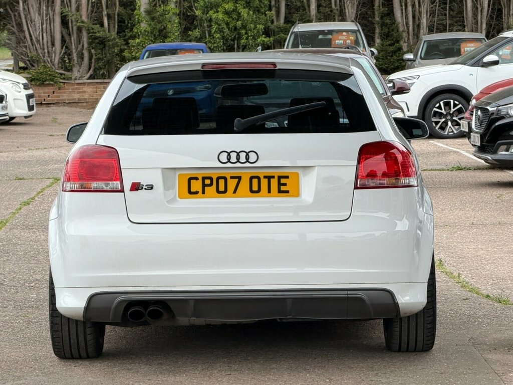 Audi S3 Hatchback CP07OTE White #5