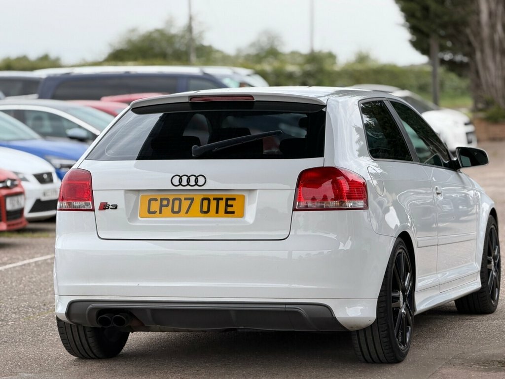 Audi S3 Hatchback CP07OTE White #6