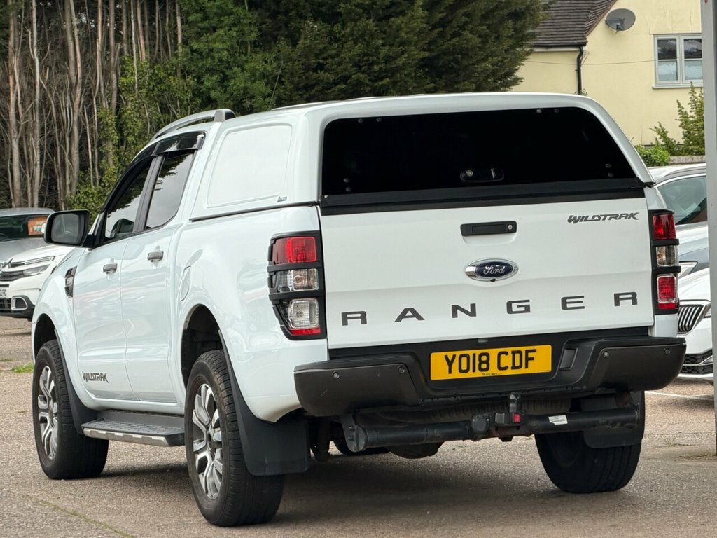 Ford Ranger 3L Wildtrak YO18CDF White #6