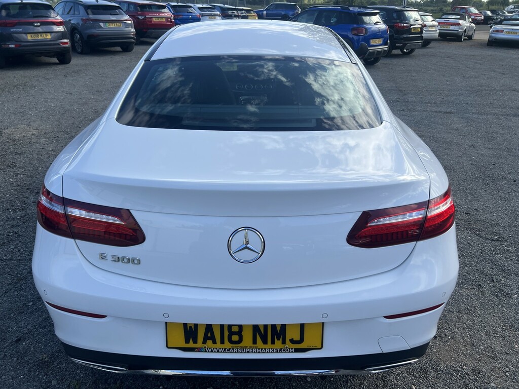 Mercedes-Benz E Class 2.0 E300 Amg Line Coupe WA18NMJ White #5