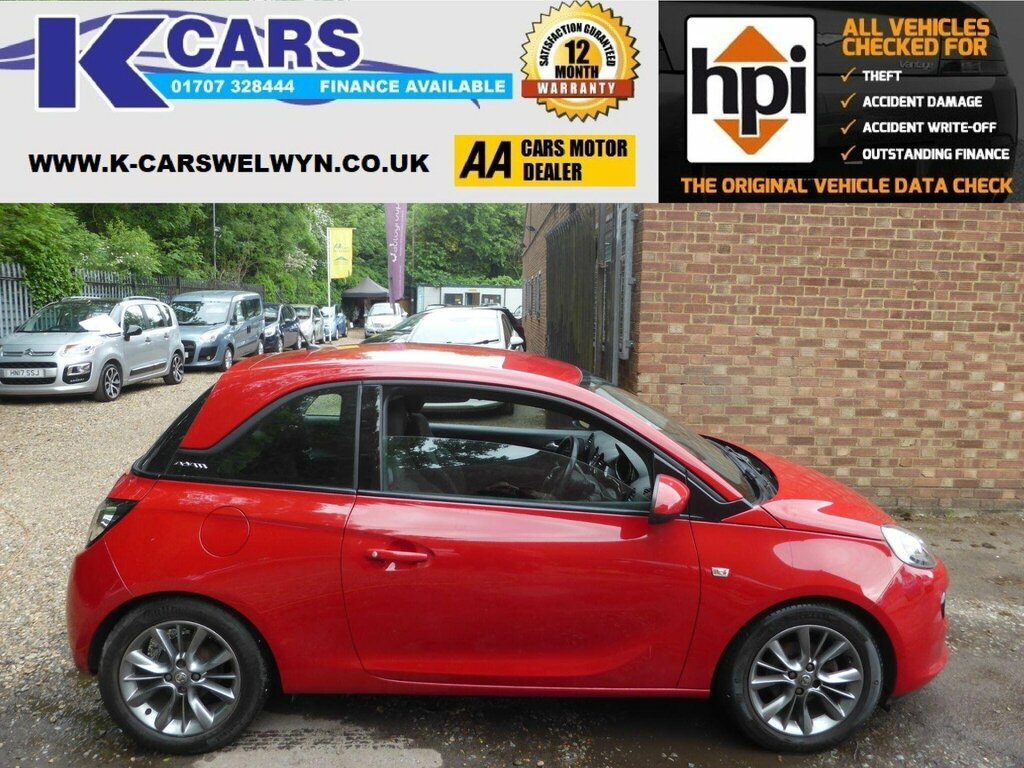 Vauxhall Adam 1.2 16V Jam Euro 5 Red