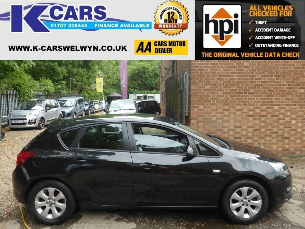 Vauxhall Astra 1.4I Design Hatchback Euro 6 10 Black