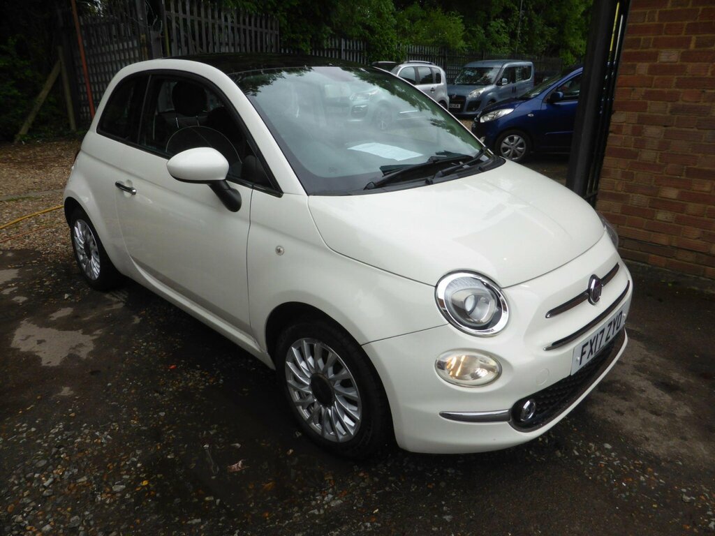 Fiat 500 1.2 Lounge Euro 6 Ss FX17ZYO White #2