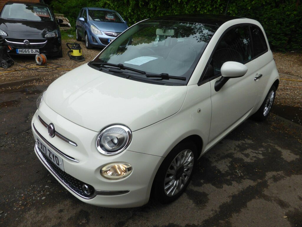 Fiat 500 1.2 Lounge Euro 6 Ss FX17ZYO White #5