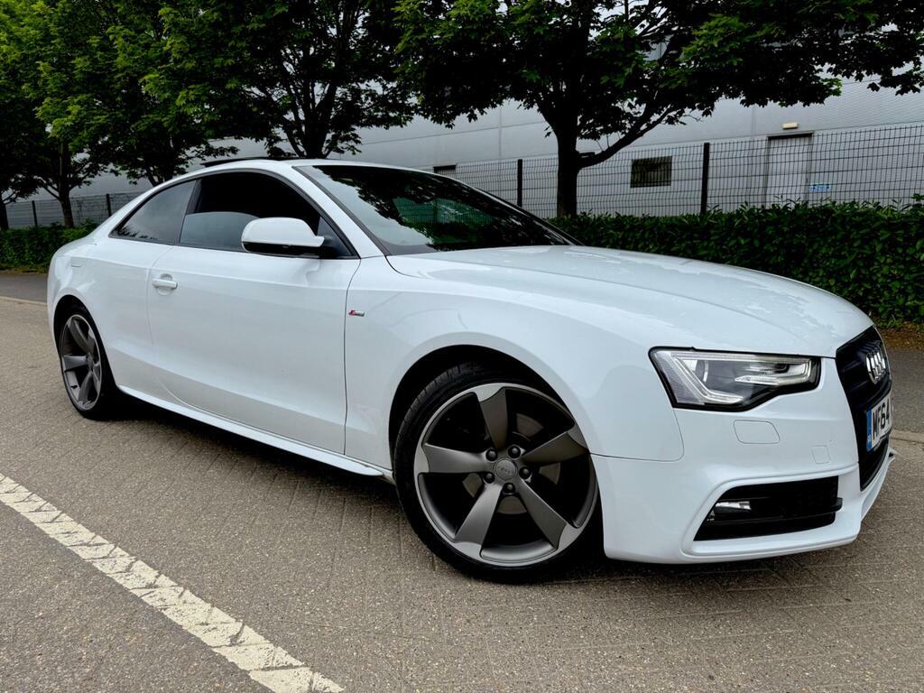 Audi A5 1.8 Tfsi Black Edition Multitronic Euro 6 S S White