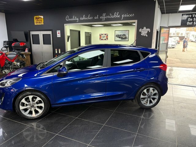 Ford Fiesta Ecoboost Zetec Hatchback KX67VAU Blue #3