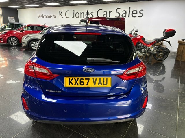 Ford Fiesta Ecoboost Zetec Hatchback KX67VAU Blue #4