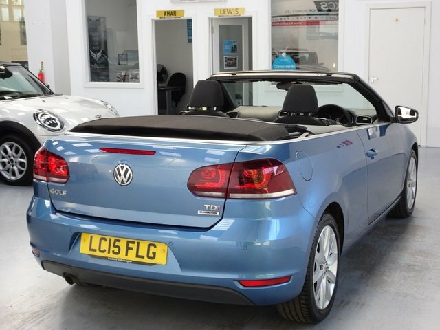 Volkswagen Golf 1.6 Tdi Bluemotion Tech Se Cabriolet Ma LC15FLG Blue #4