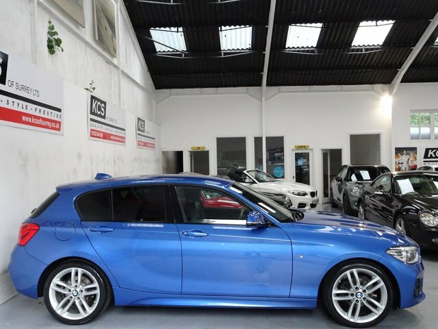 BMW 1 Series 1.5 116D M Sport Hatchback Euro 6 YA17VGY Blue #3