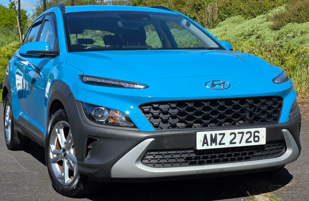 Hyundai Kona 1.0 Tgdi 48V Mhev Se Connect AMZ2726 Blue #4