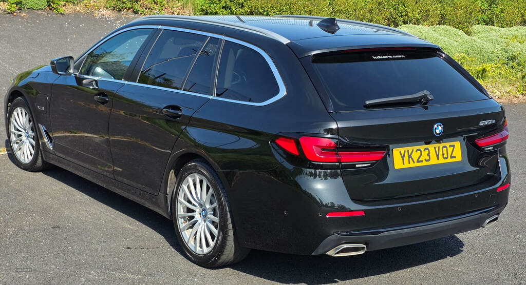 BMW 5 Series 530E Se YK23VOZ Black #5