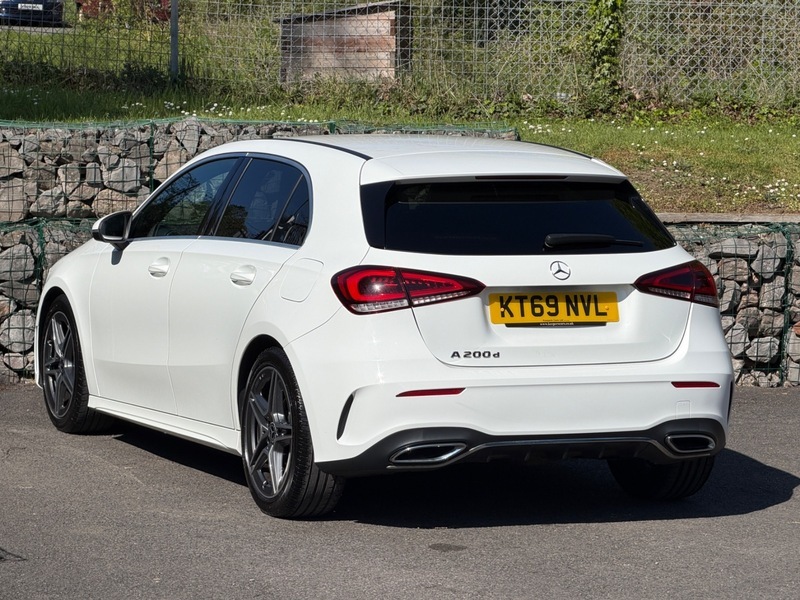 Mercedes-Benz A Class 2.0 A200d Amg Line KT69NVL White #3