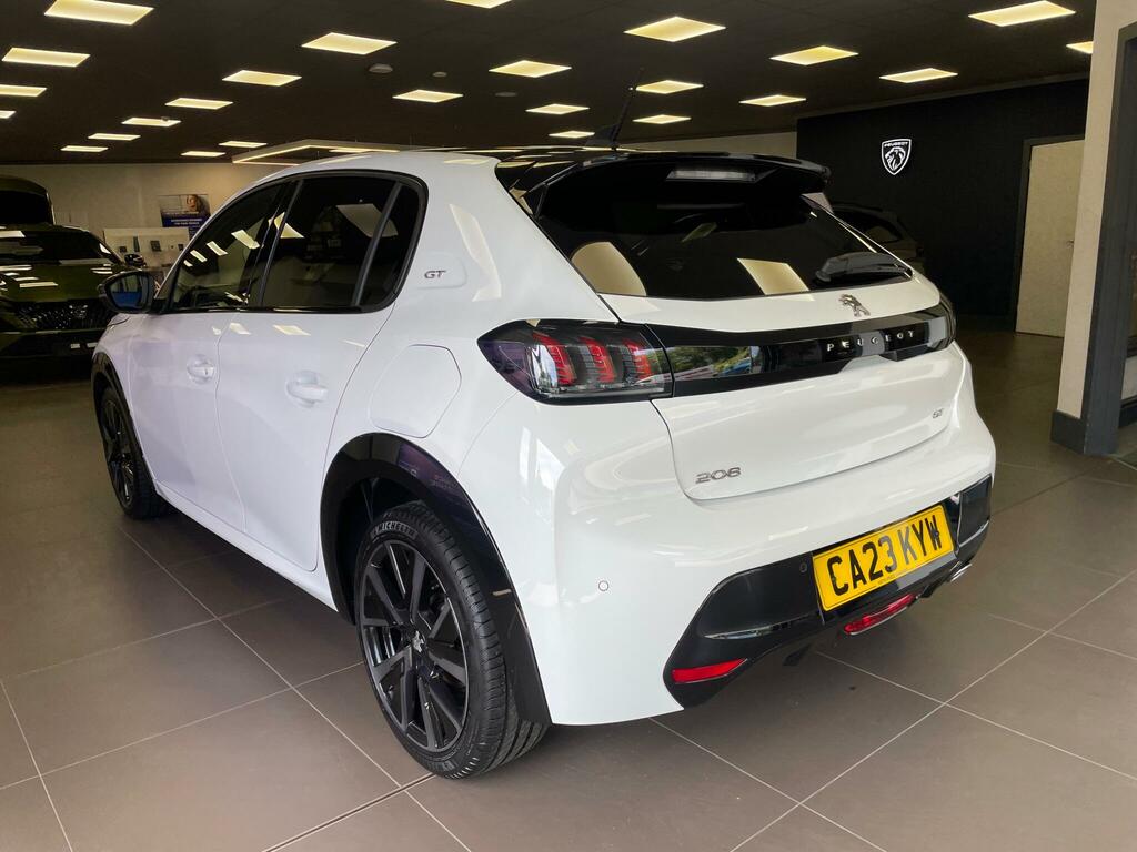Peugeot 208 1.2 Puretech Gt Euro 6 Ss CA23KYW White #4