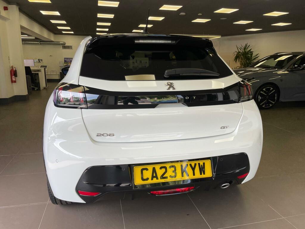 Peugeot 208 1.2 Puretech Gt Euro 6 Ss CA23KYW White #5