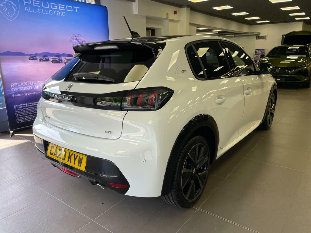 Peugeot 208 1.2 Puretech Gt Euro 6 Ss CA23KYW White #6