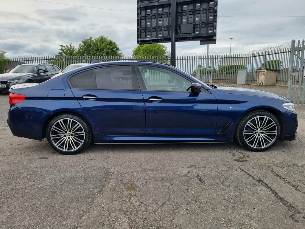 BMW 5 Series 3.0 530D M Sport Saloon Xdrive Eur NA17XGC Blue #6