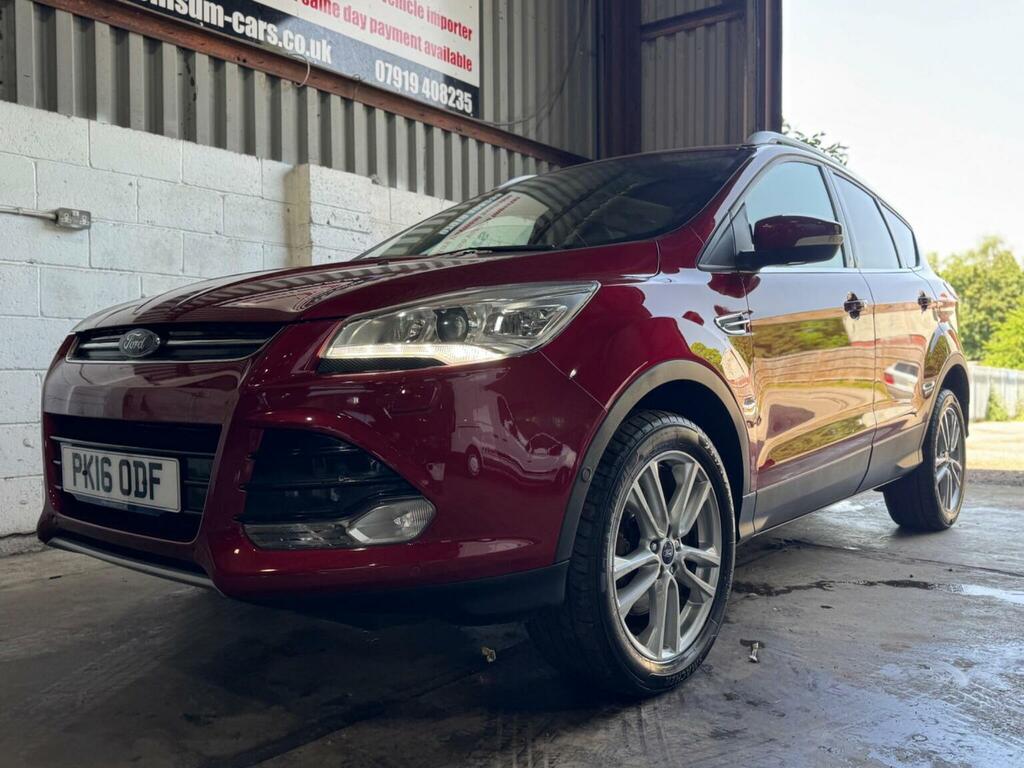 Ford Kuga Suv 2.0 Tdci Titanium X Sport Awd Euro 6 Ss PK16ODF Red #6
