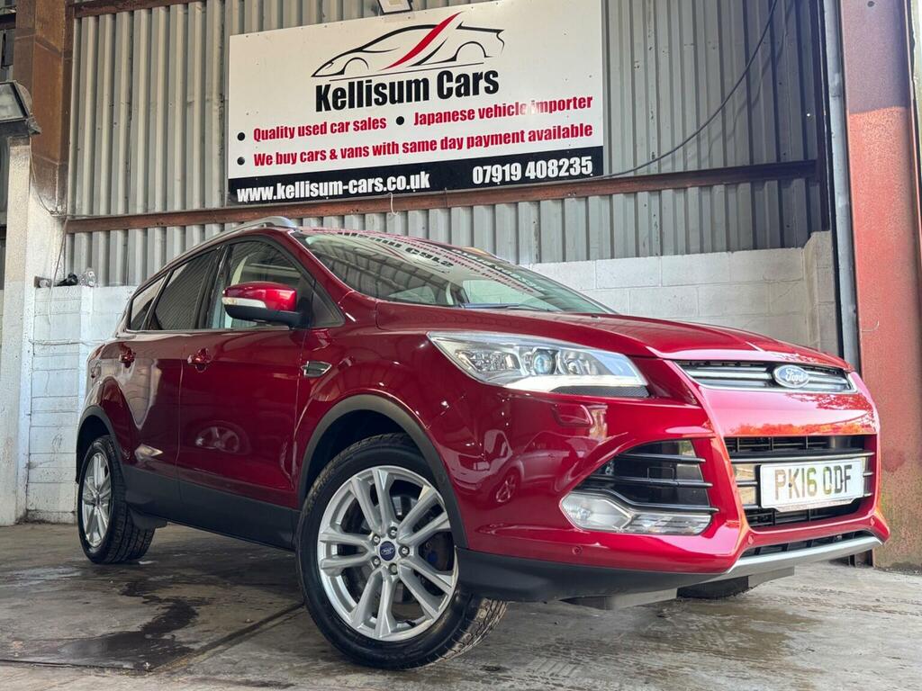 Ford Kuga Suv 2.0 Tdci Titanium X Sport Awd Euro 6 Ss PK16ODF Red #2