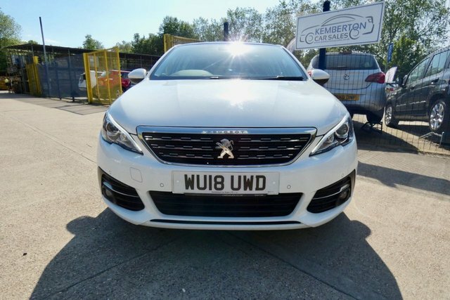 Peugeot 308 2018 1.5 Bluehdi Allure Hatchback Manua WU18UWD White #2
