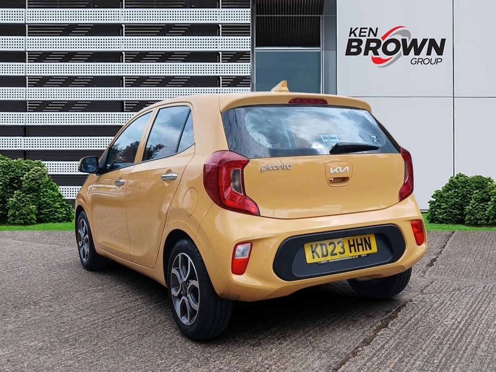 Kia Picanto 1.0 Dpi 3 Hatchback Amt KD23HHN Yellow #2