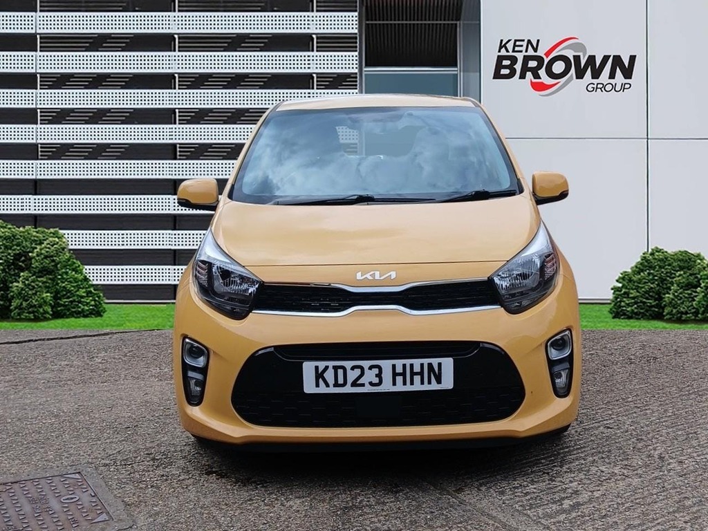 Kia Picanto 1.0 Dpi 3 Hatchback Amt KD23HHN Yellow #4
