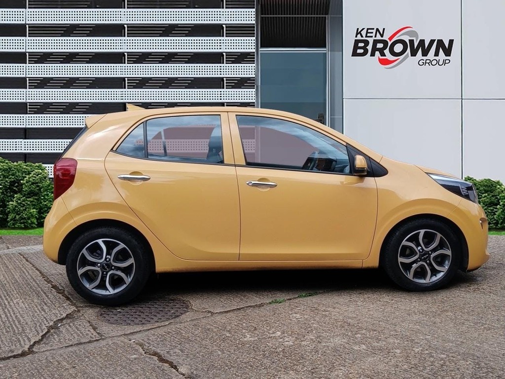 Kia Picanto 1.0 Dpi 3 Hatchback Amt KD23HHN Yellow #5
