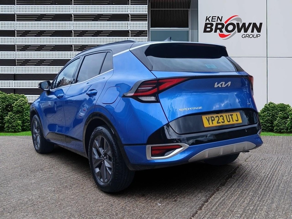 Kia Sportage 1.6 H T Gdi Gt Line S Suv Hybrid YP23UTJ Blue #2