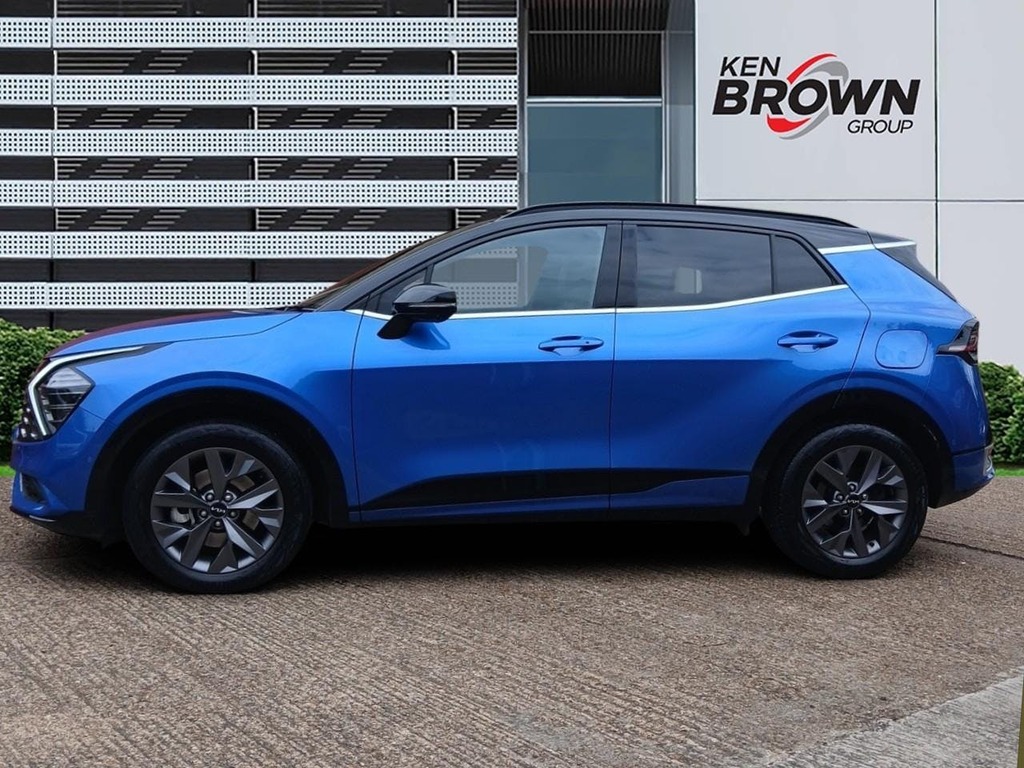 Kia Sportage 1.6 H T Gdi Gt Line S Suv Hybrid YP23UTJ Blue #3