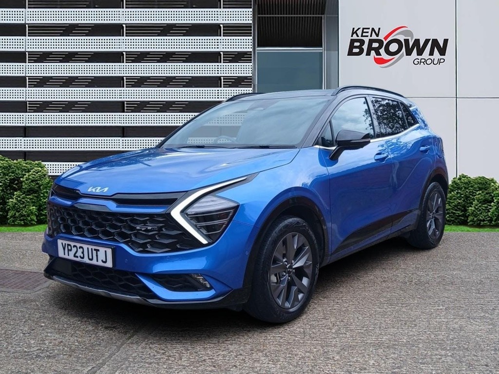 Kia Sportage 1.6 H T Gdi Gt Line S Suv Hybrid YP23UTJ Blue #6