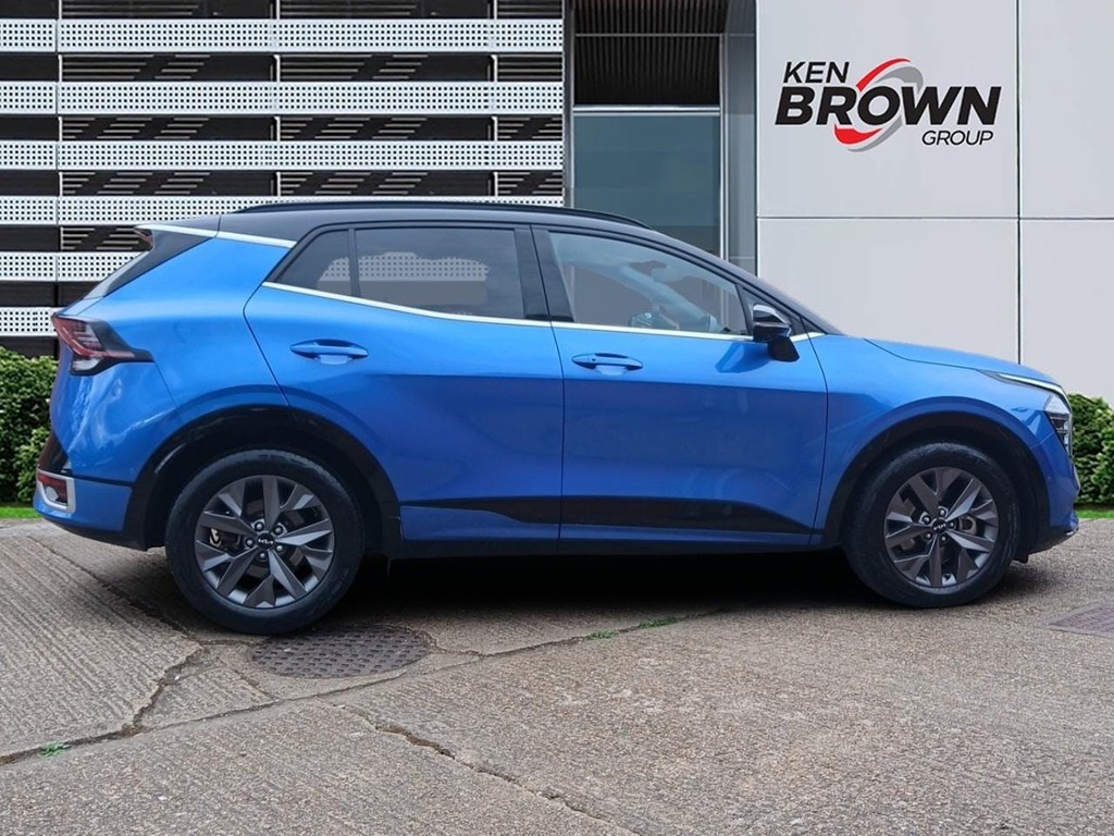 Kia Sportage 1.6 H T Gdi Gt Line S Suv Hybrid YP23UTJ Blue #5