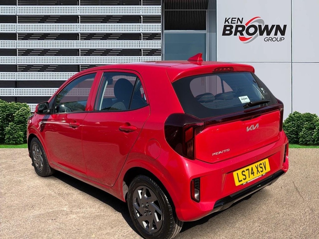 Kia Picanto 1.0 2 Hatchback Amt LS74XSV Red #2