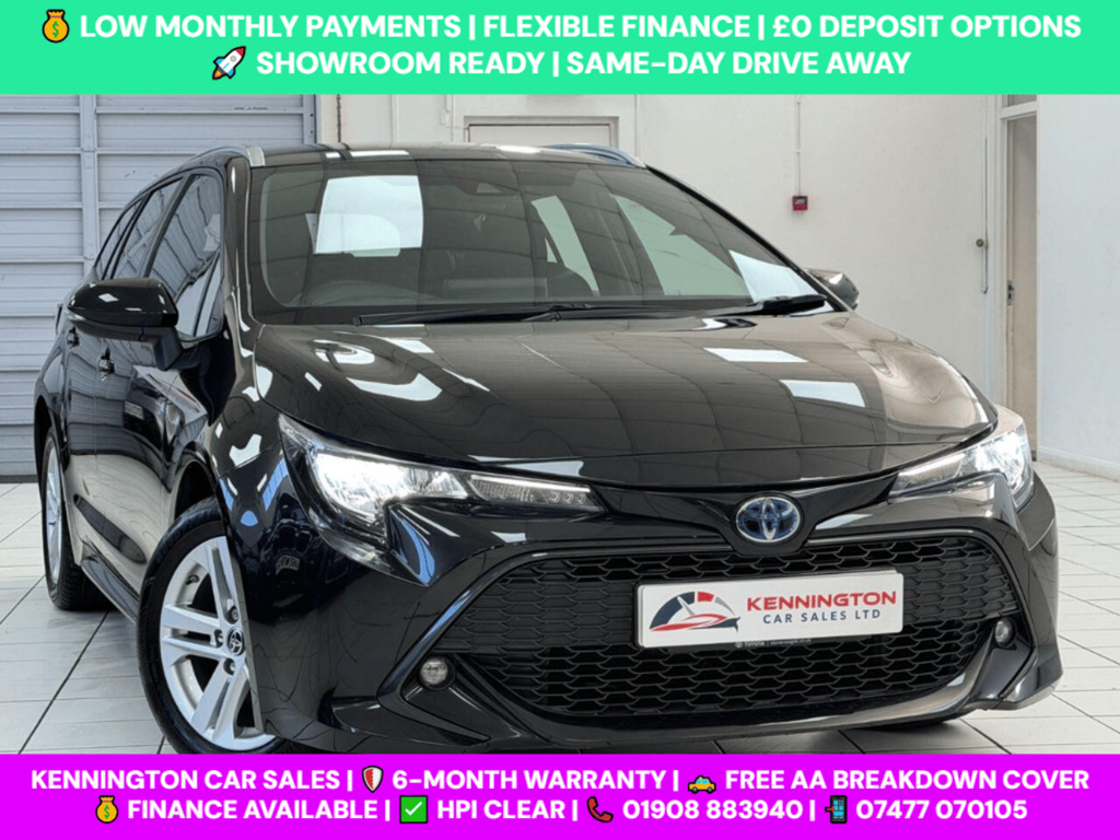 Toyota Corolla 1.8 Vvt-h Icon Touring Sports Cvt Euro 6 Ss Black